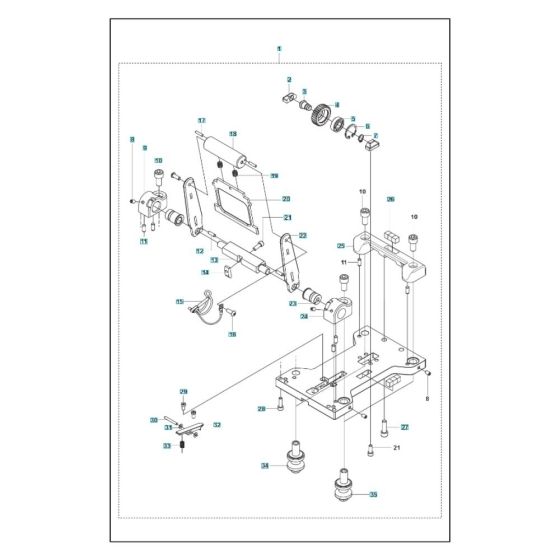 Carriage Assembly for WS 440 HF