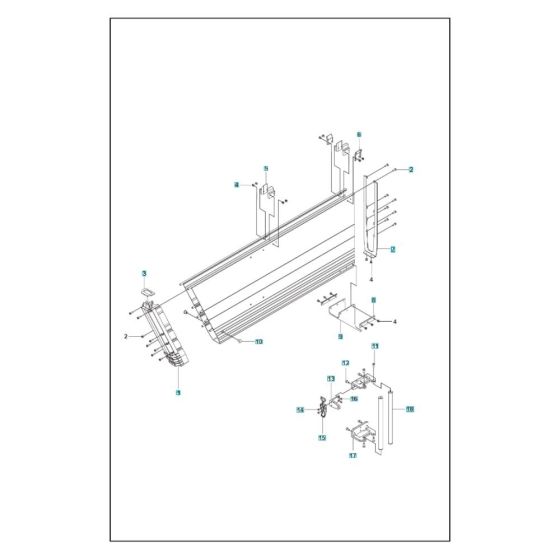 Blade Guard Gable Assembly