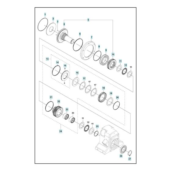 Gear Assembly for WS 440 HF