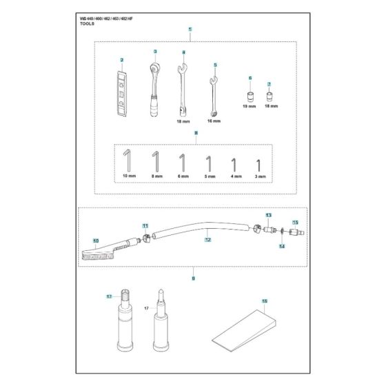 Husqvarna Wall Saw Accessories