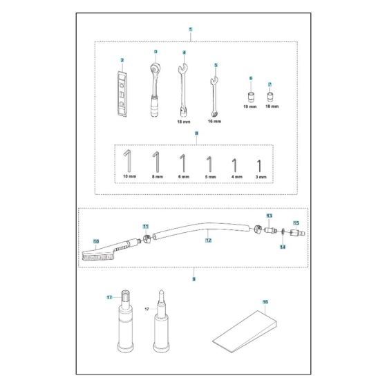 WS 463 Wall Saw Accessories