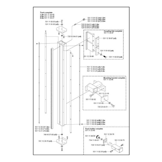 Track Assembly for WS 463