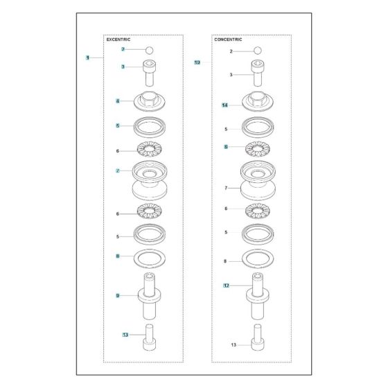 Wheel Assembly for Husqvarna