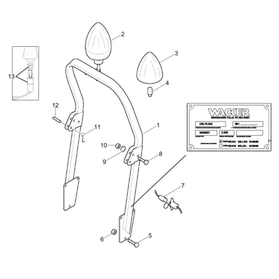 Safety Frame for Wacker RD10