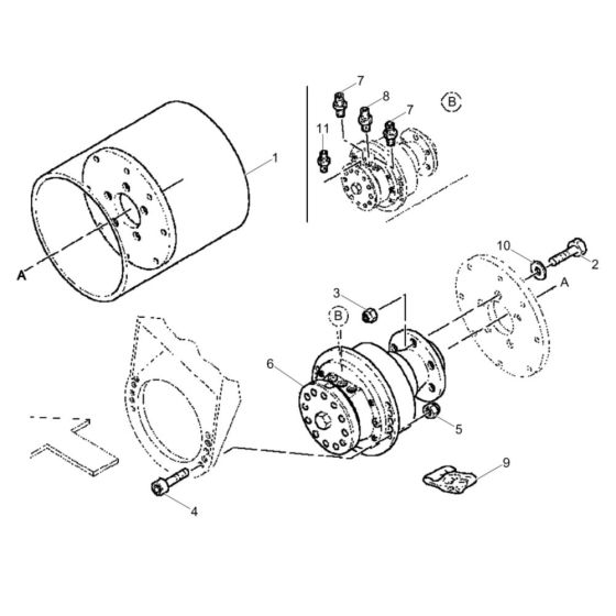 Front Drum Assembly