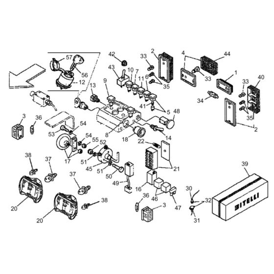 Light Assembly for Wacker RD10