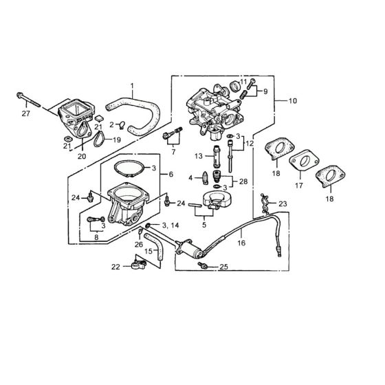 Carburettor Assembly for RD11