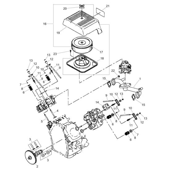 Air Cleaner for Wacker RD12