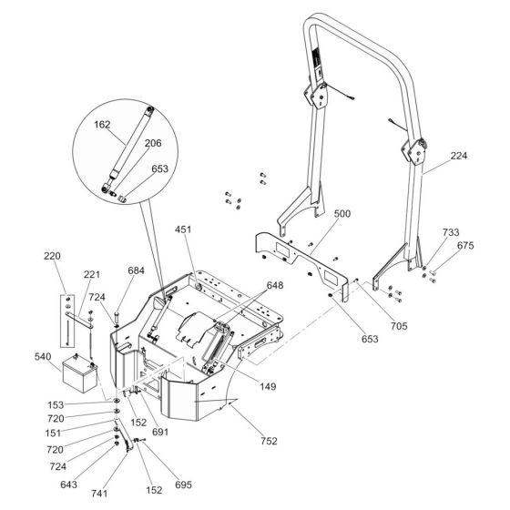 Battery Assembly for RD12 Roller