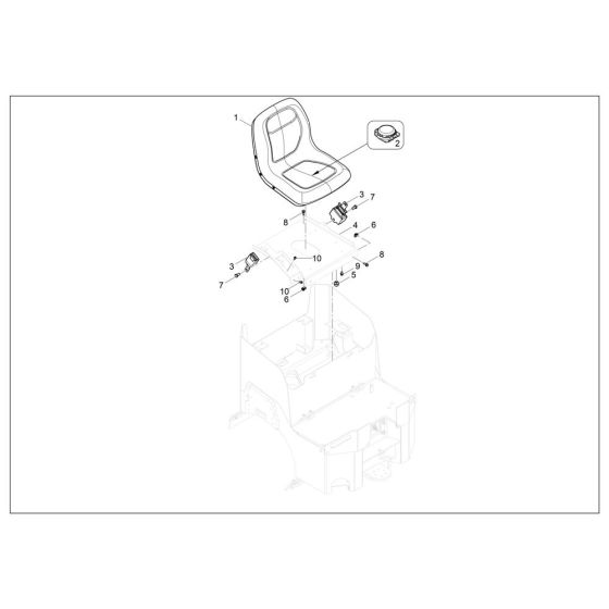Seat Assembly for RD14 Roller