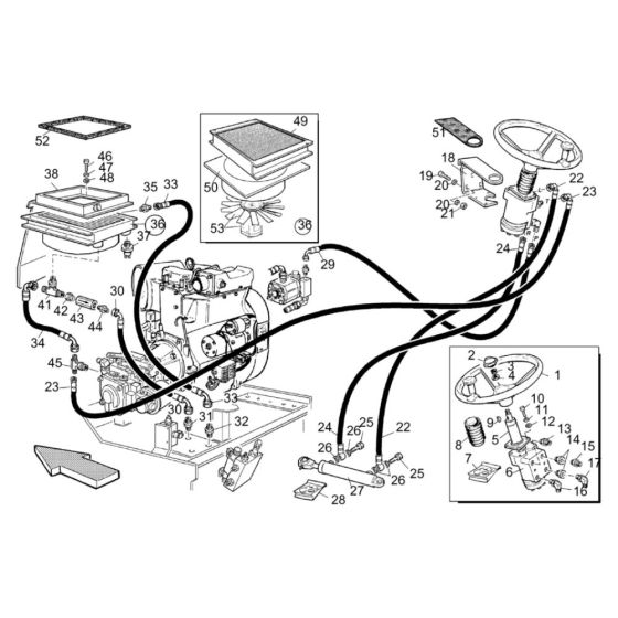 Steering Assembly for RD15