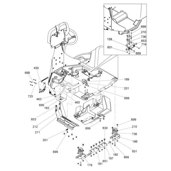 Mounting Assembly for RD16 Roller