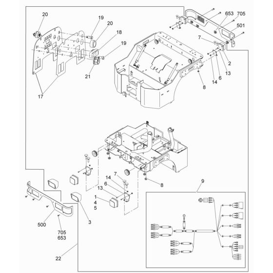 Light Assembly for Wacker RD16