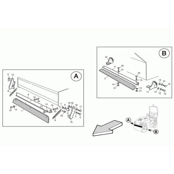 Front Scraper Assembly
