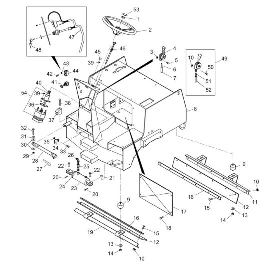 Rear Frame Assembly for RD880V