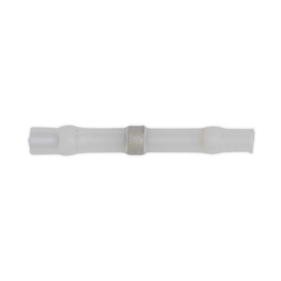 Heat Shrink Butt Connector Solder Terminal 24-22 AWG White Pack of 25 Sealey Part No. WTSSB25