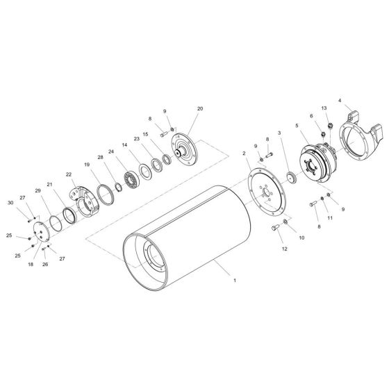 Front Drum Assembly