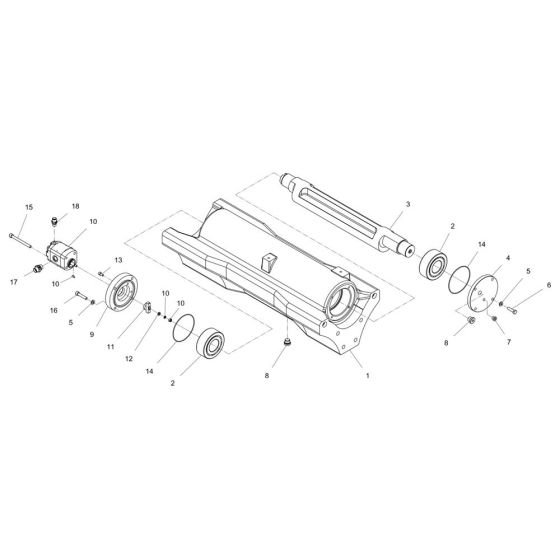 Exciter Assembly for RD10 Roller