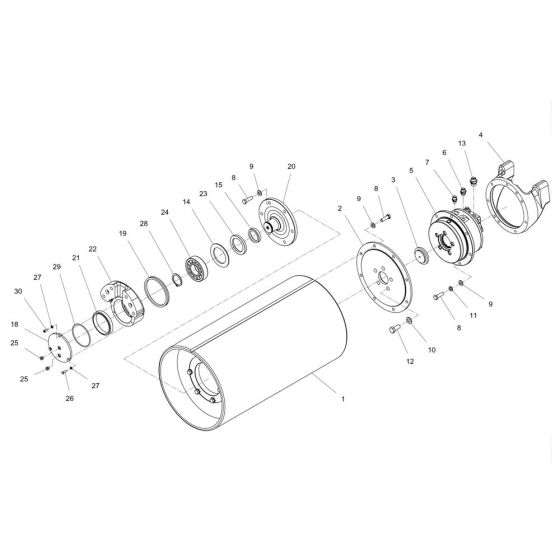 Rear Drum Assembly