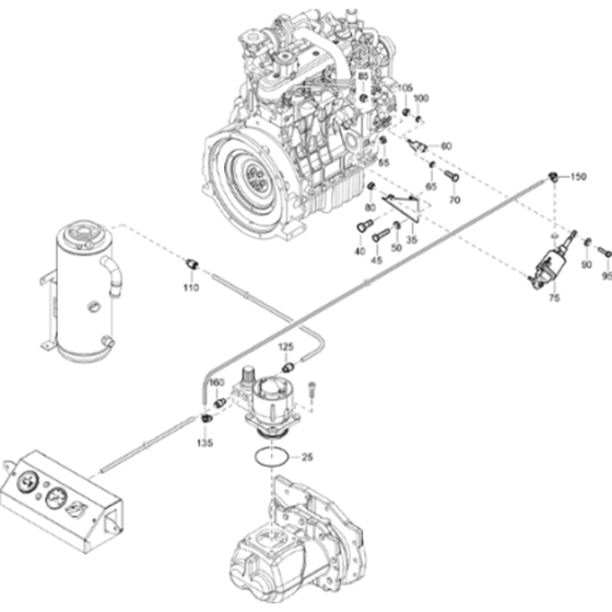 Regulating System Assembly for Atlas Copco XAHS 38 Kd Compressors (from s/n APP439651 onwards)