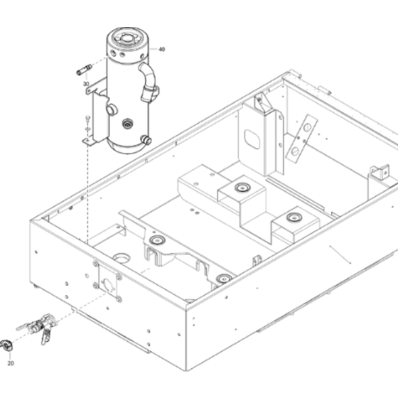 Country Set Assembly for Atlas Copco XAS 38 Kd Compressors (from s/n APP444197 onwards)