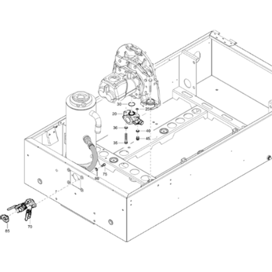 Air Outlet-1 Assembly for Atlas Copco XAS 58 Kd Compressors (from s/n APP439571 onwards)