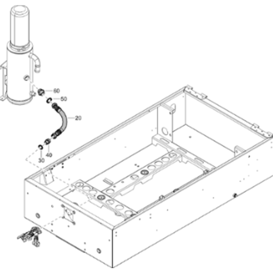 No Aftercooler Assembly for Atlas Copco XAS 68 Kd Compressors (from s/n APP438796 onwards)