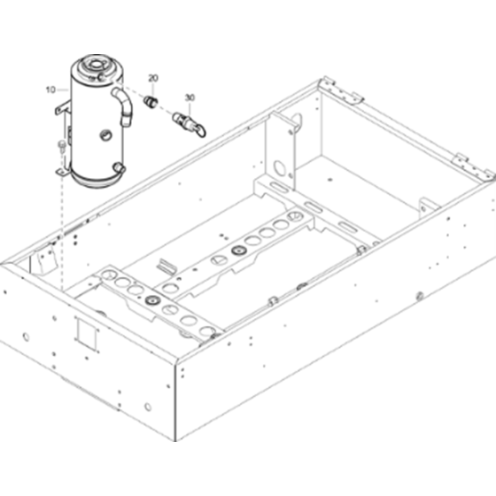 Vessel Air Assembly for Atlas Copco XAS 68 Kd Compressors (from s/n APP438796 onwards)