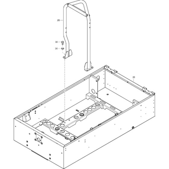 Frame and Mounts Assembly for Atlas Copco XAS 78 Kd Compressors (from s/n APP438745 onwards)