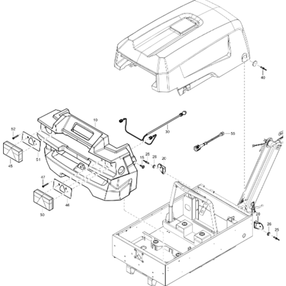 Road Signal Assembly for Atlas Copco XAS 88 Kd Compressors (from s/n APP441794 onwards)