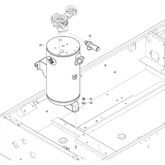 Country Set-1 Assembly for Atlas Copco XATS 138 Kd Compressors (from s/n APP999999 onwards)