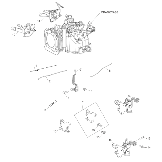 Engine Controls for Kohler XT650 Engines