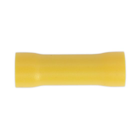 Butt Connector Terminal Dia.5.5mm Yellow Pack of 100 Sealey Part No. YT10