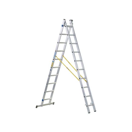 D-Rung Combination Ladder 2-Part 2 x 12 Rungs