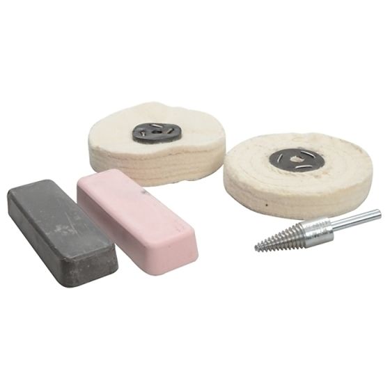 Polishing Kit Ferrous Metal - Grey & Pink by Zenith Profin - PFPK-5A