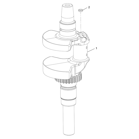 CrankShaft for Kohler ZT740 Engines