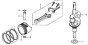 Crankshaft/Piston for Honda HRG536C