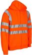 Hooded Sweatshirt Hi-Vis Full Front Zip - OEM No. BSHSSENORXL