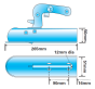 50mm Unbraked Pressed Steel Ball Hitch Coupling