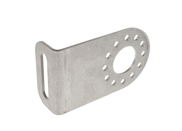 Right Angle Socket Adaptor Plate, Stainless Steel, No Slot