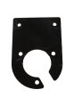 Towstep Socket Mounting Plate, Black Finish