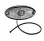 Trailer Front Marker Lamp 12V Clear, Aspock Flatpoint 2, 2 LED