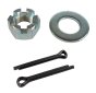 Stub Axle Fixing Kit, 1 Inch - 5/8 UNF Castle Nut, Washer & Split Pin