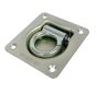 Recessed Cargo Lashing Ring, Steel, Zinc Plated, 102 x 96 mm, 500 kg