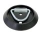 Round Surface-Mount Lashing Ring 104mm, Zinc-Plated Steel, Plastic Base