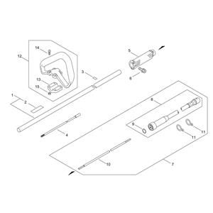 Pipe and Handle for ECHO RM-4300