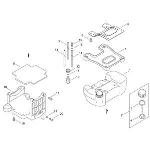 Fuel Tank for ECHO RM-4300