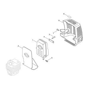 Muffler for ECHO RM-4300