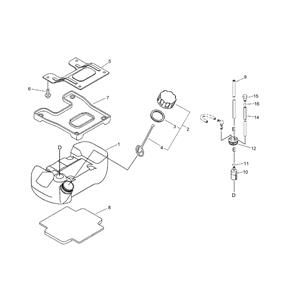 Fuel Tank for ECHO RM-510