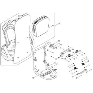 Backpack Harness for ECHO RM-520ES